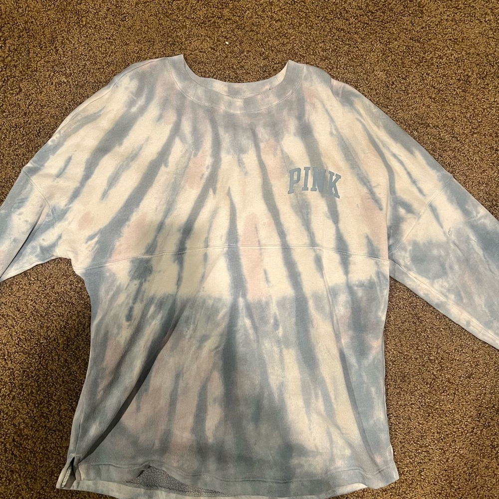 PINK Tie-Dye Sweatshirt